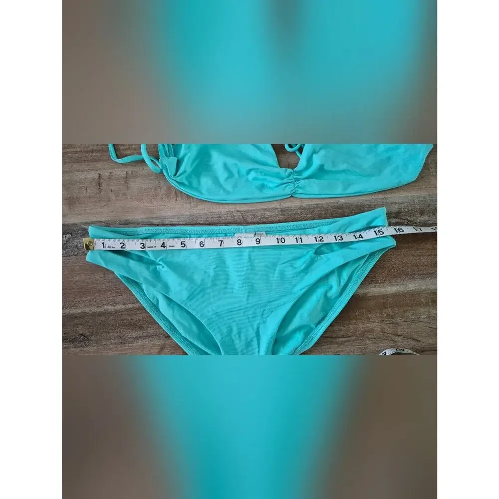NWT L*Space Miller Whiplash Bikini Set Seafoam Green L